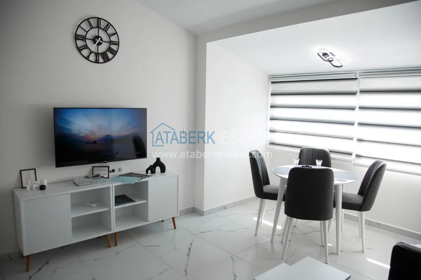 Purchase  One bedroom apartment for rent in Avsallar district in a complex with self-sufficient infrastructure  11 