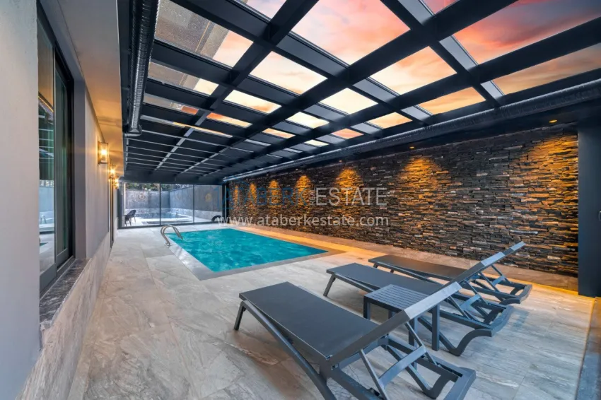 Furnished 1+1 apartment in a new residential complex near Cleopatra Beach - Alanya Center 10