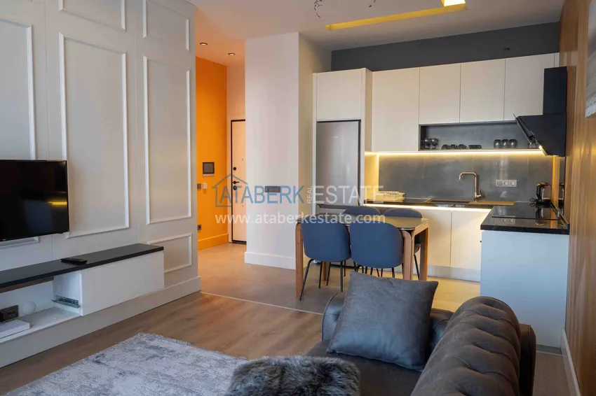 Purchase Furnished one-bedroom apartment in a luxury residence 250 meters from Cleopatra Beach - installments 9 