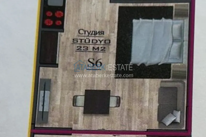 Buy cheap Studio apartment from the owner in a new premium luxury complex in Mahmutlar 1 