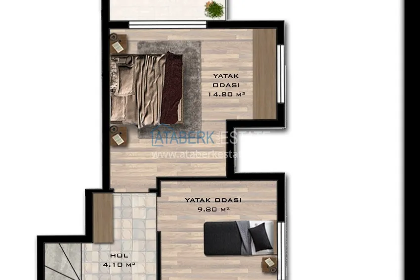 Buy cheap Urgent sale! Luxury duplex penthouse with views in Alanya, Mahmutlar district 1 