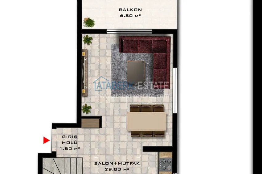 Buy cheap Urgent sale! Luxury duplex penthouse with views in Alanya, Mahmutlar district 2 