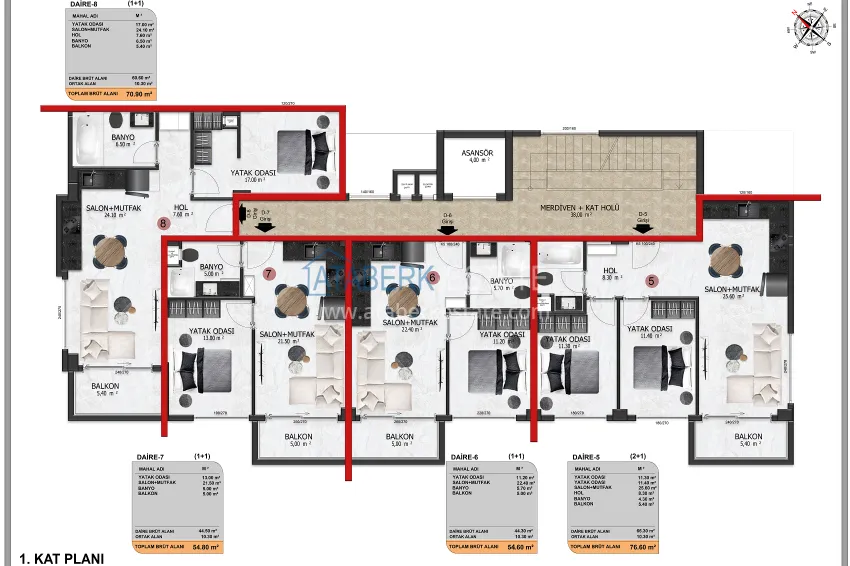 Buy cheap Apartments from the developer in Alanya - Cikcilli district 2