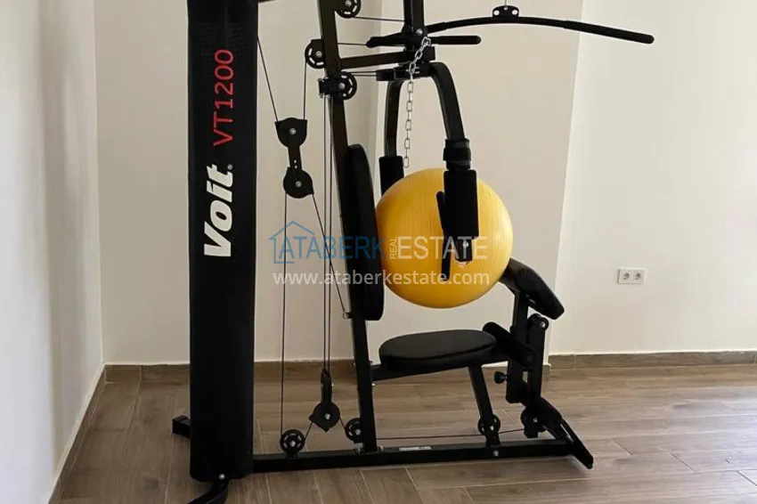 Apartment 1 + 1 with a fine finish in the area open for residence permit, Oba - Alanya 10 