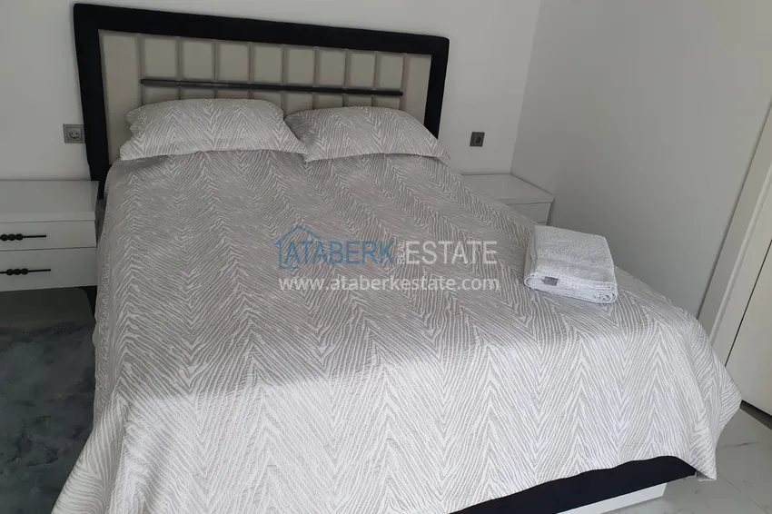 Purchase Linear four-room penthouse with furniture in the center of Alanya in a comfortable complex 11 