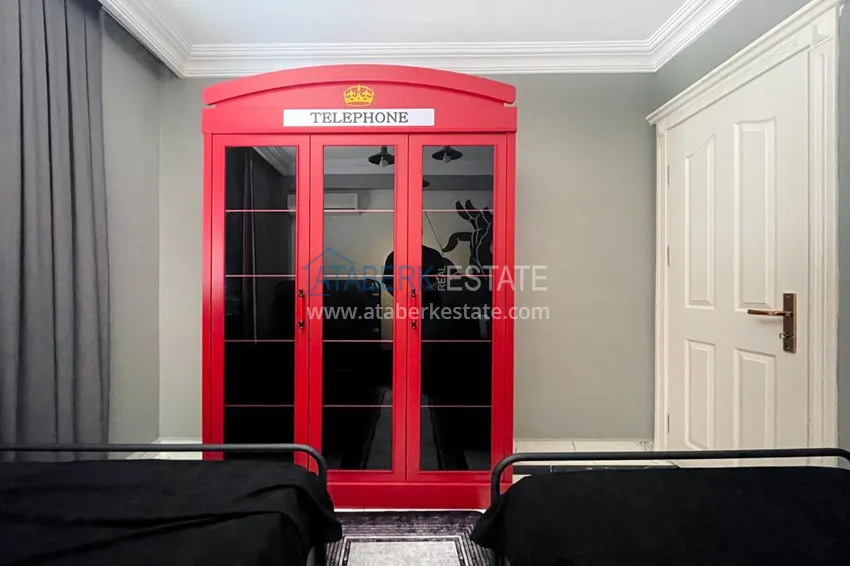 Purchase Apartment 3+1 with furniture in an apart-villa - Alanya center Bektas district 12 