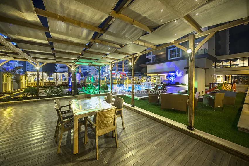 Apartment 1+1 from the owner with furniture and mountain views, Mahmutlar district — Alanya 10 