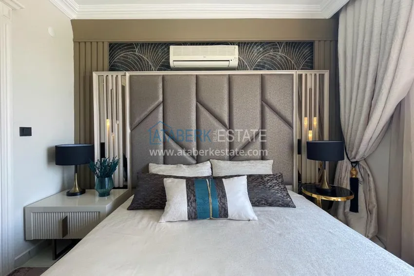 Purchase Apartment 3+1 with furniture in an apart-villa - Alanya center Bektas district 13 