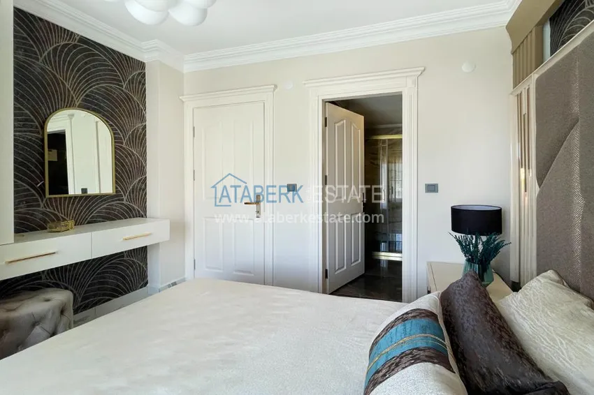 Purchase Apartment 3+1 with furniture in an apart-villa - Alanya center Bektas district 14 