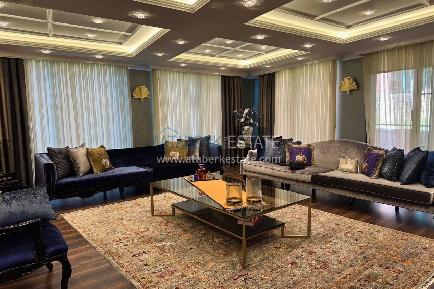 Purchase Furnished triplex villa with modern interior in Alanya - Oba district 13 