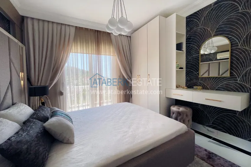 Purchase Apartment 3+1 with furniture in an apart-villa - Alanya center Bektas district 15 