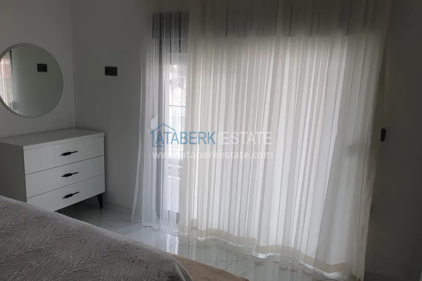 Purchase Linear four-room penthouse with furniture in the center of Alanya in a comfortable complex 14 