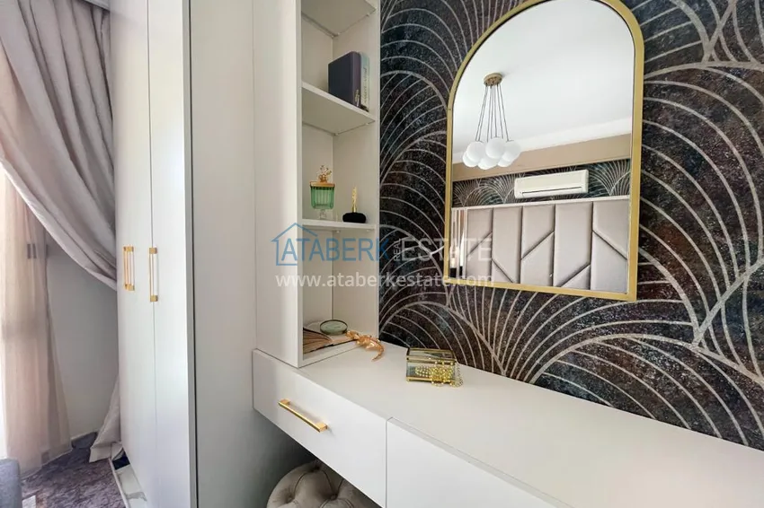 Purchase Apartment 3+1 with furniture in an apart-villa - Alanya center Bektas district 16 