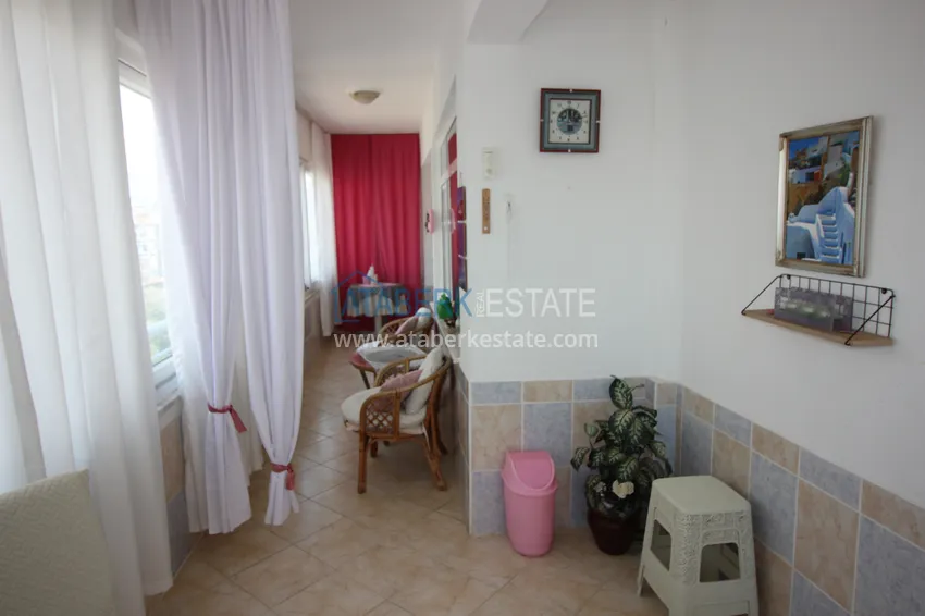 Purchase  Apartment 2+1 with furniture and glazed balcony 300 meters from the sea - Alanya, Oba district 14 
