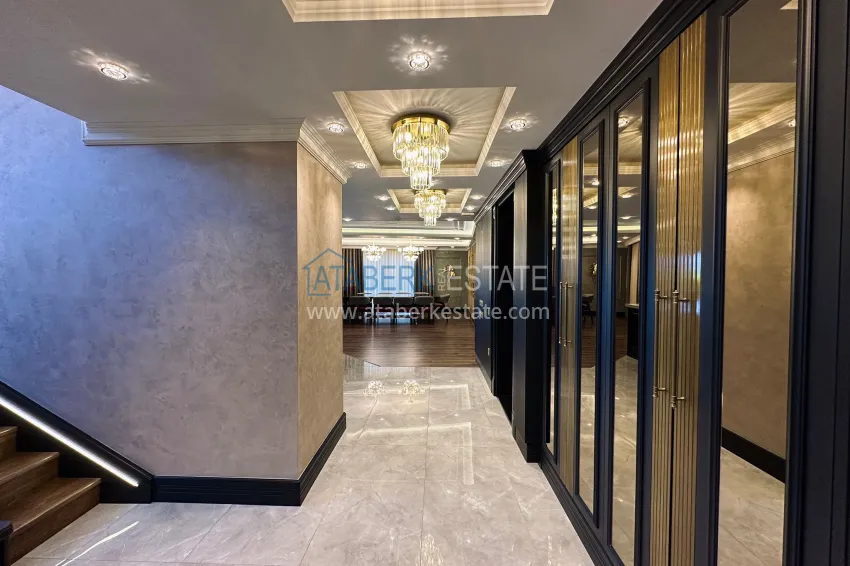 Purchase Furnished triplex villa with modern interior in Alanya - Oba district 17 