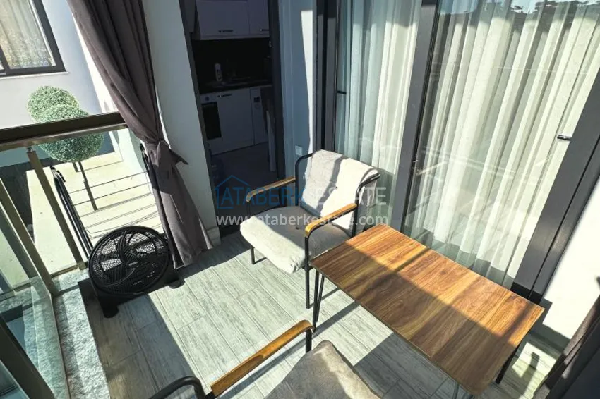 Purchase  Furnished apartment in the center of Alanya, three-room with glazed balcony 15 