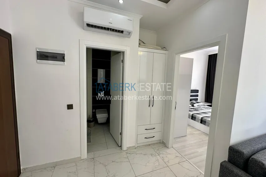 Purchase One bedroom apartment for rent in the center of Alanya, a 4-minute walk from Cleopatra Beach 1 