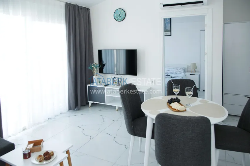 Purchase  One-bedroom apartment for rent in Alanya, Avsallar district No. 5 1 