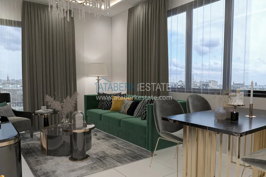 Purchase  1+1 apartment under construction, from an investor in the Avsallar hotel-type complex — Alanya 1 