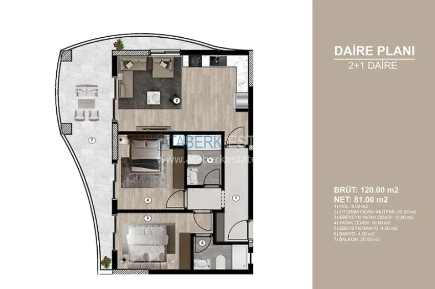 Buy cheap Start of sales! Apartments in a modern residential complex in Tomuk - Mersin area 3