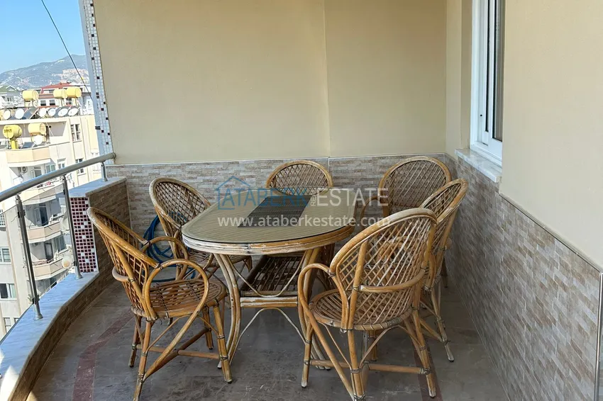 Purchase 4+1 penthouse duplex with furniture and sea views in an area open to residence permits, Tosmur — Alanya 20