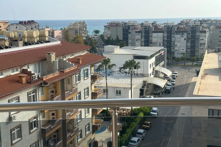 Purchase 4+1 penthouse duplex with furniture and sea views in an area open to residence permits, Tosmur — Alanya 22