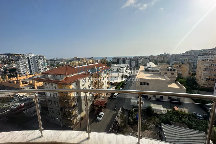 Purchase 4+1 penthouse duplex with furniture and sea views in an area open to residence permits, Tosmur — Alanya 23