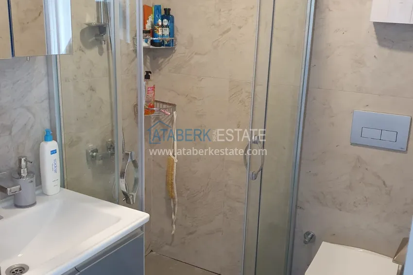 Purchase Linear four-room penthouse with furniture in the center of Alanya in a comfortable complex 25 