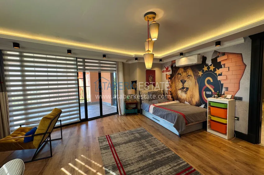 Purchase Furnished triplex villa with modern interior in Alanya - Oba district 28 