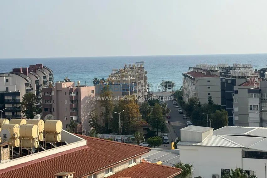Purchase 4+1 penthouse duplex with furniture and sea views in an area open to residence permits, Tosmur — Alanya 27