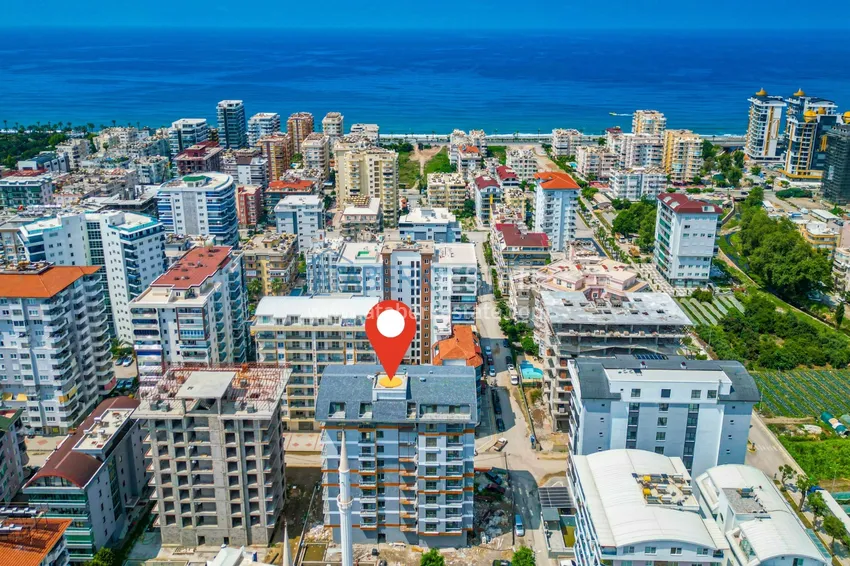 Apartment 1+1 from an investor in a complex under construction, Mahmutlar district, Alanya, 40 sq.m, 5th floor 2 