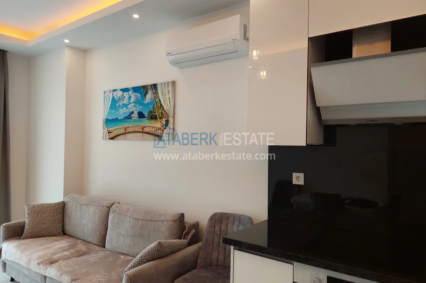 Purchase Furnished one-bedroom apartment for rent in a young modern complex — Alanya, Mahmutlar B20 2 