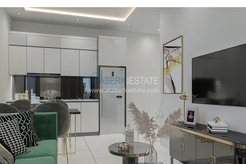 Purchase  1+1 apartment under construction, from an investor in the Avsallar hotel-type complex — Alanya 2 