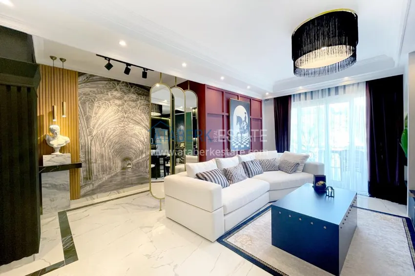 Purchase Apartment 3+1 with furniture in an apart-villa - Alanya center Bektas district 2 