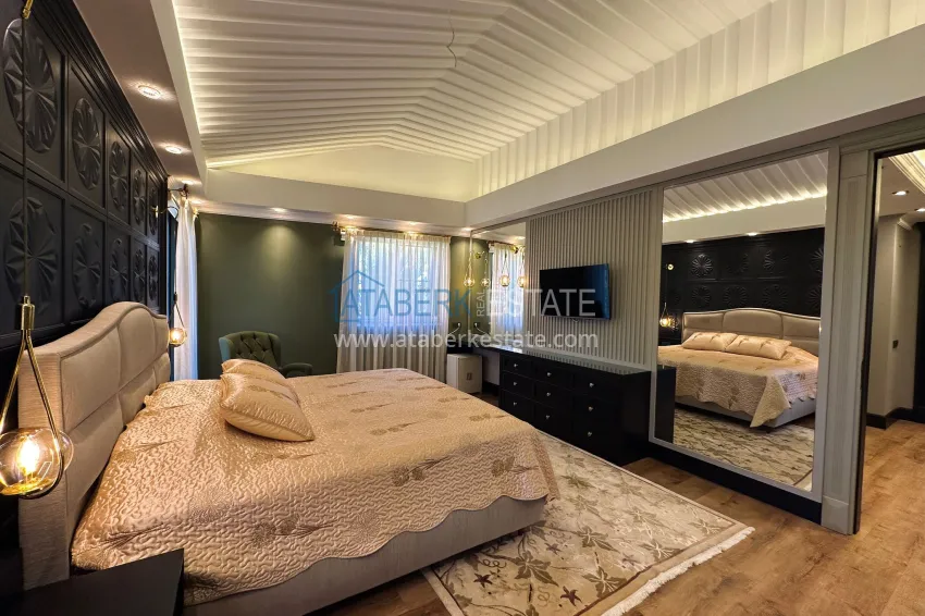 Purchase Furnished triplex villa with modern interior in Alanya - Oba district 39 