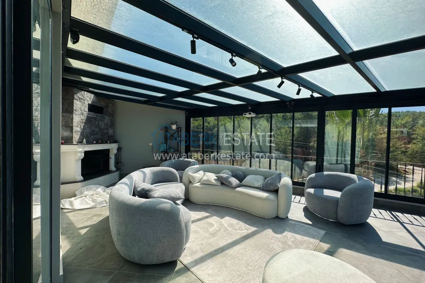 Purchase Furnished triplex villa with modern interior in Alanya - Oba district 42 