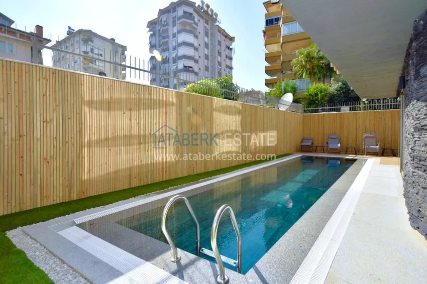 Luxury apartment 2+1 in a residence with high engineering equipment - the center of Alanya, 600 meters to Cleopatra beach 3 
