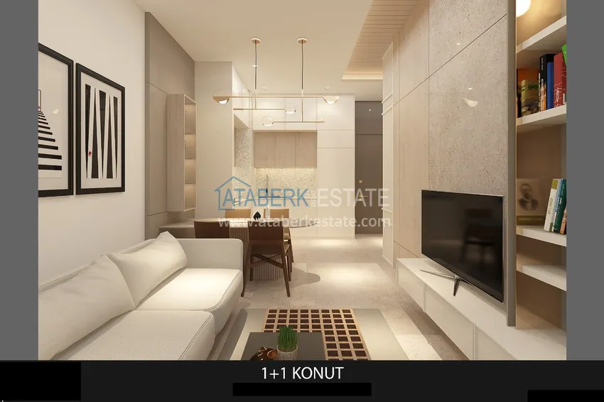 Purchase Apartments from investors at a bargain price in Antalya - Altintash district 3 