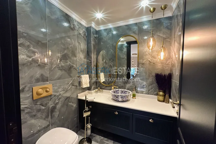 Purchase Furnished triplex villa with modern interior in Alanya - Oba district 49 