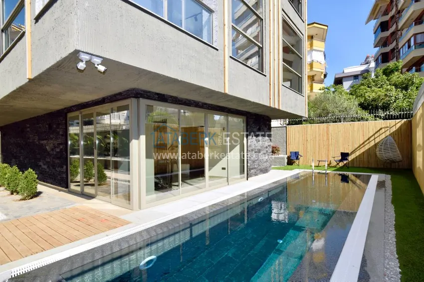 Luxury apartment 2+1 in a residence with high engineering equipment - the center of Alanya, 600 meters to Cleopatra beach 4 