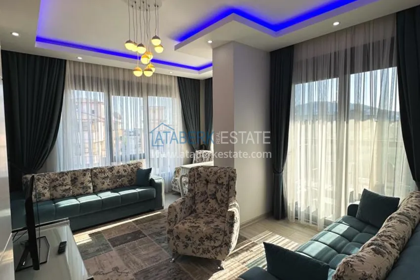 Purchase  Furnished apartment in the center of Alanya, three-room with glazed balcony 4 