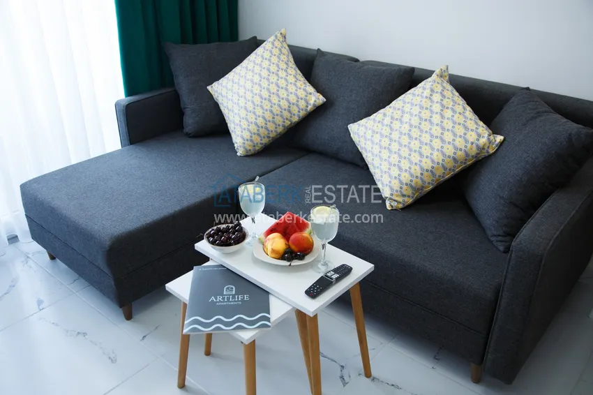 Purchase  1+1 apartment for rent in a comfortable complex - Alanya, Avsallar district No. 4 4 
