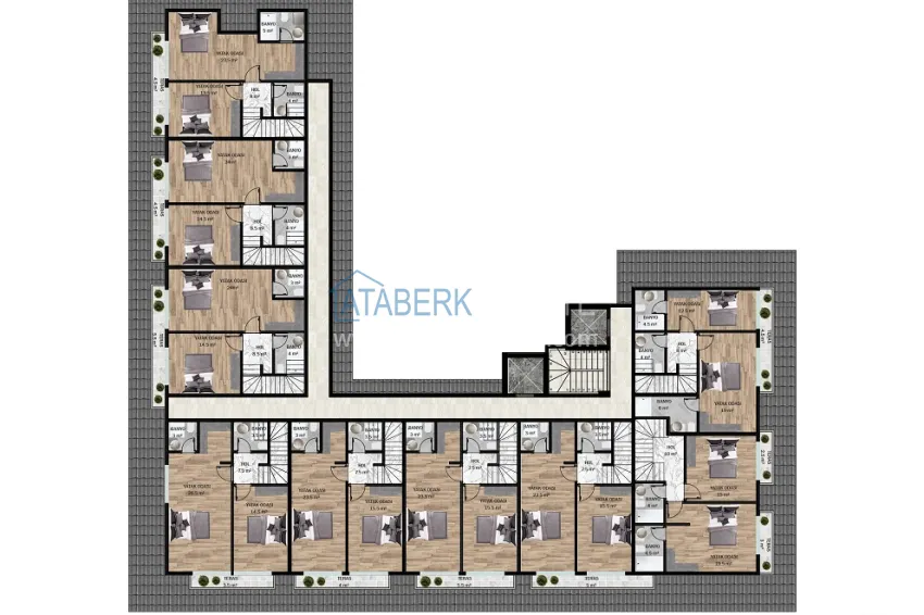 Buy cheap Turnkey apartments under construction in Alanya, Kargicak district 5 