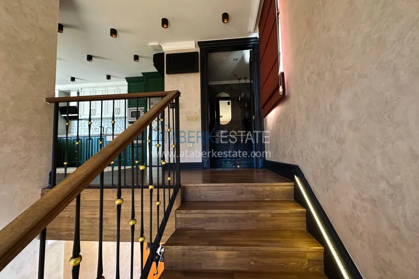 Purchase Furnished triplex villa with modern interior in Alanya - Oba district 54 