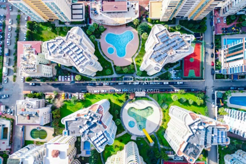 2+1 apartment in Mahmutlar, Alanya - furnished, complex with infrastructure 5 