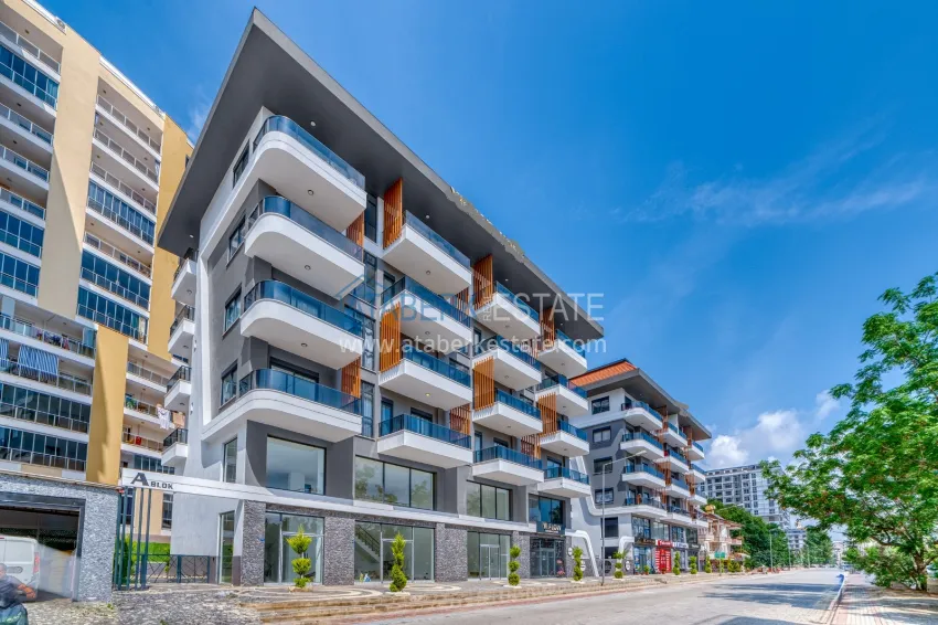 1+1 apartment for rent in Mahmutlar for a summer vacation with new furniture No. 1 5 