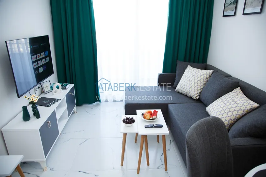 Purchase  1+1 apartment for rent in a comfortable complex - Alanya, Avsallar district No. 4 5 