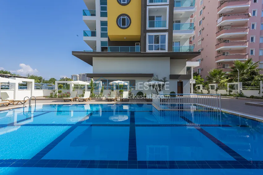 Apartment 1+1 from the owner with furniture and mountain views, Mahmutlar district — Alanya 4 