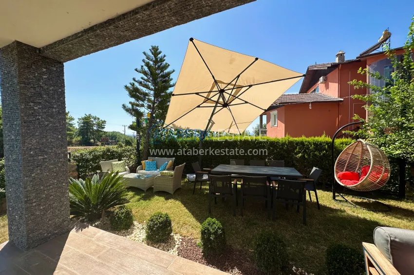 Purchase Furnished triplex villa with modern interior in Alanya - Oba district 6 