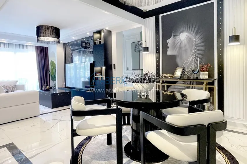 Purchase Apartment 3+1 with furniture in an apart-villa - Alanya center Bektas district 7 